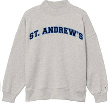 Load image into Gallery viewer, Embroidered Mockneck Sweatshirt
